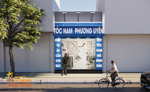 bảng hiệu salon tóc nam Phương Uyên